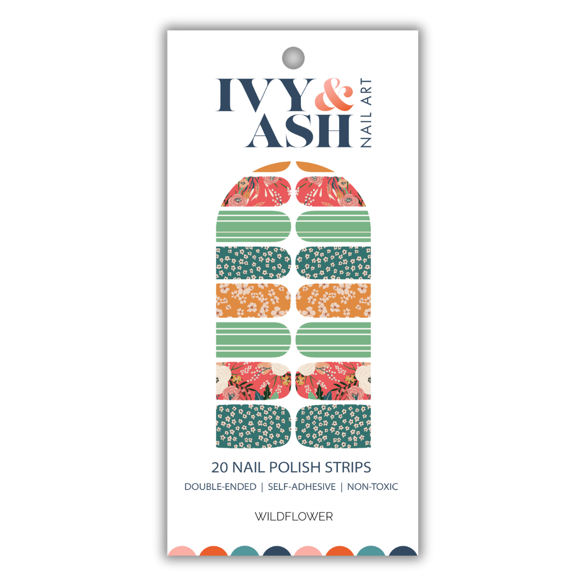 Wildflower | Colorful Summer Florals Nail Wrap Set