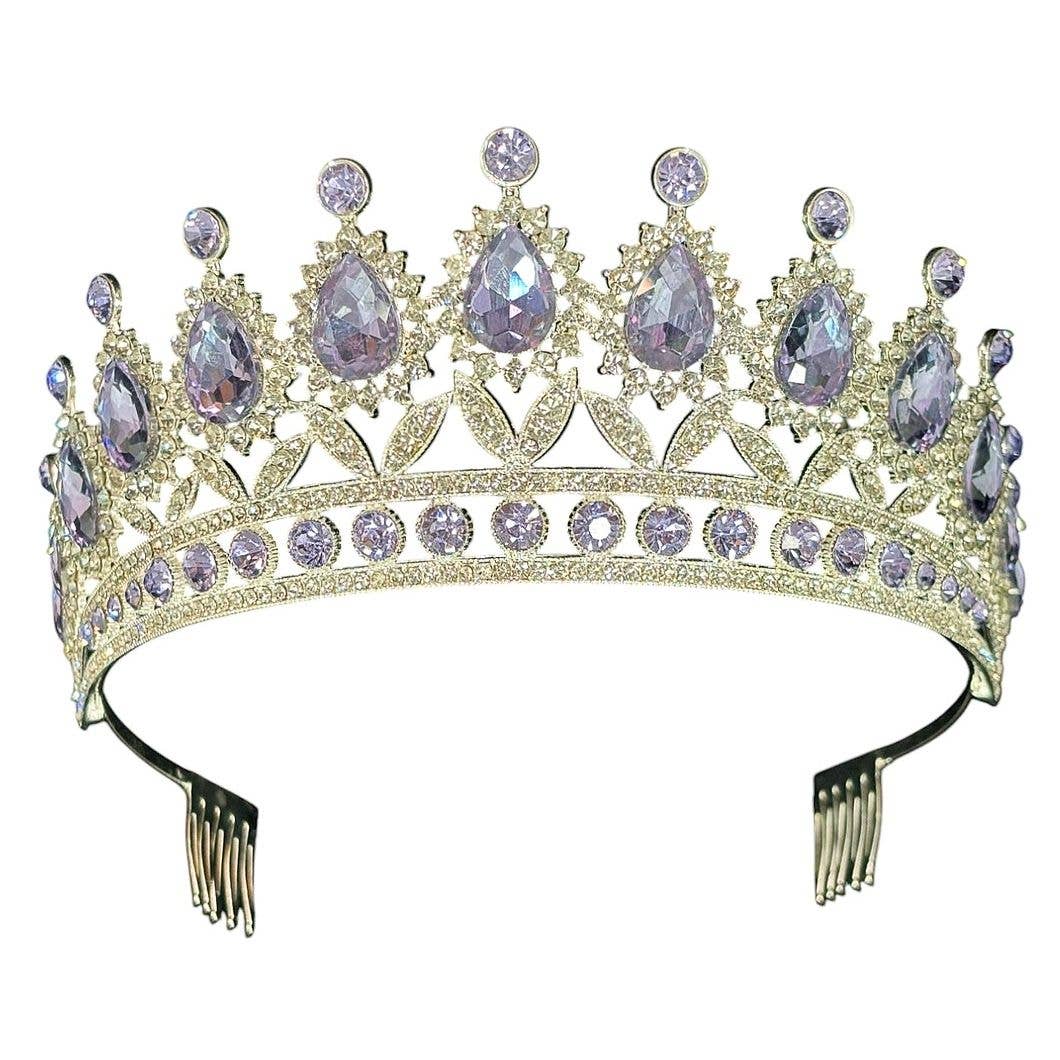 Dazzling Flower Rhinestone Tiara
