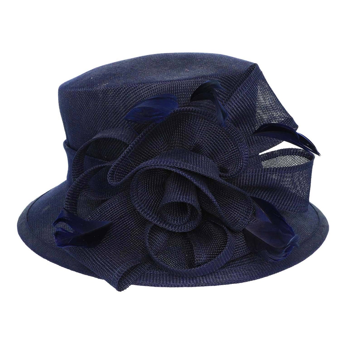 Sunday Best Floral Flax Fabric Small Brim Hat