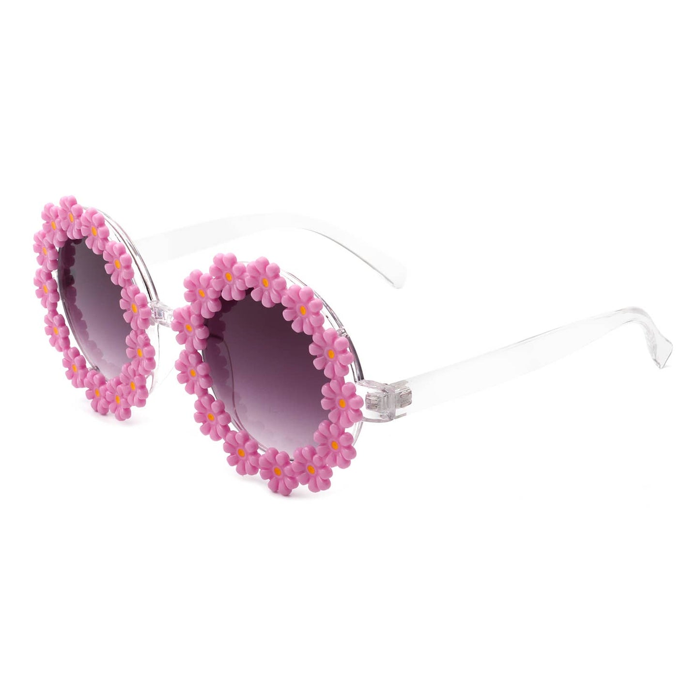 Round Daisy Flower Shape Circle Party Women Sunglasses