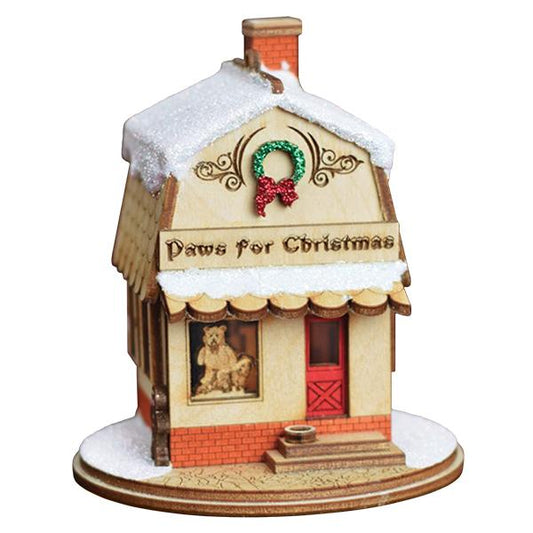Paws for Christmas Pet Shop Ornament