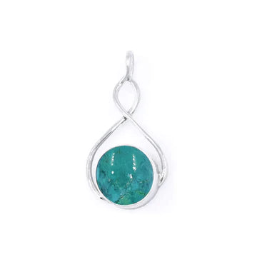 Turquoise Twist Pendant