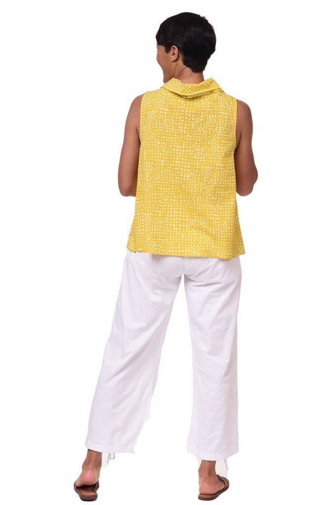 Leilani Top in Goldfish Dots