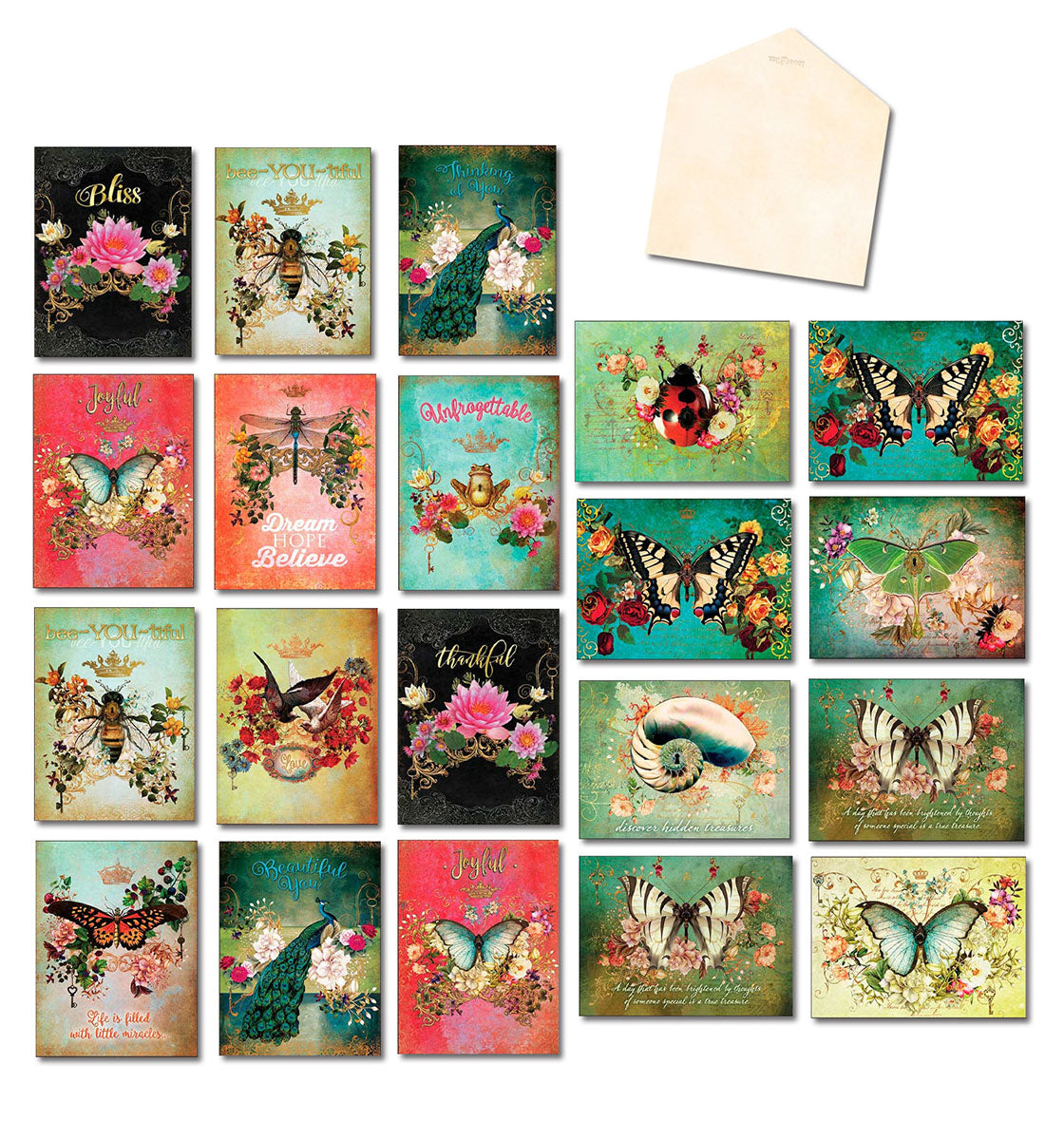 Jena DellaGrollaglia's Garden Party General Greeting Card Assortment | Lighthearted Greeting Card