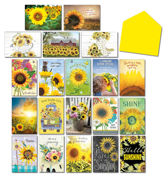Hello Sunshine Greeting Card Assortment