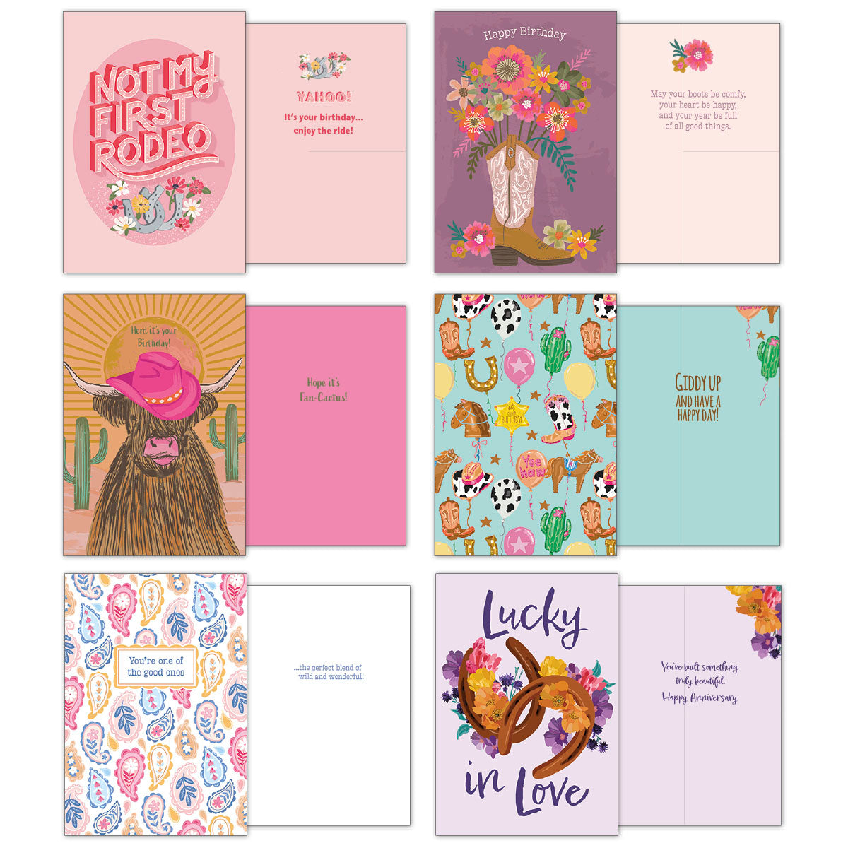 Rodeo Ready Cards | Lighthearted Greeting Card Assortment