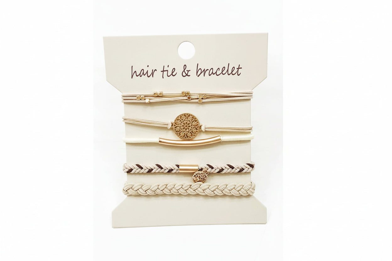 Boho Inspired Hair Tie Bracelets