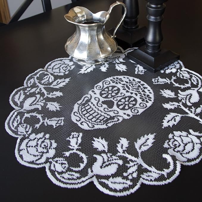 Lace Sugar Skull Doily