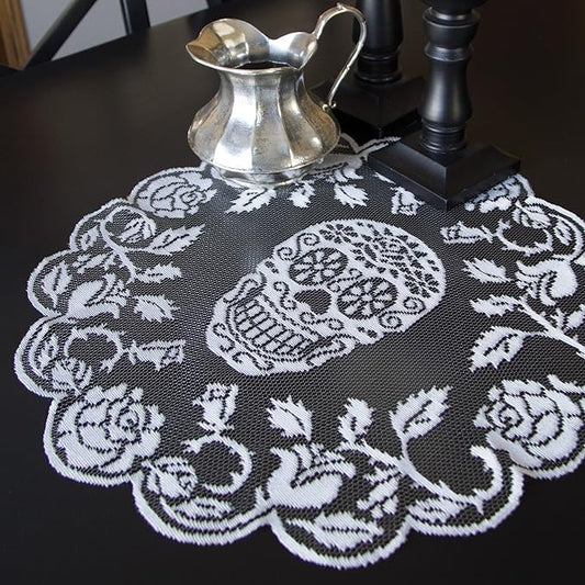 Lace Sugar Skull Doily