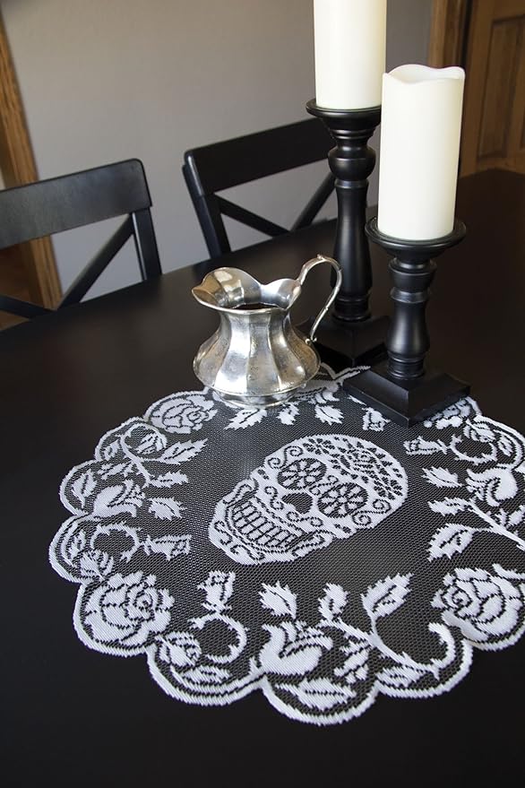 Lace Sugar Skull Doily