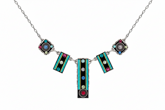 Architectural 3 Rectangle Necklace
