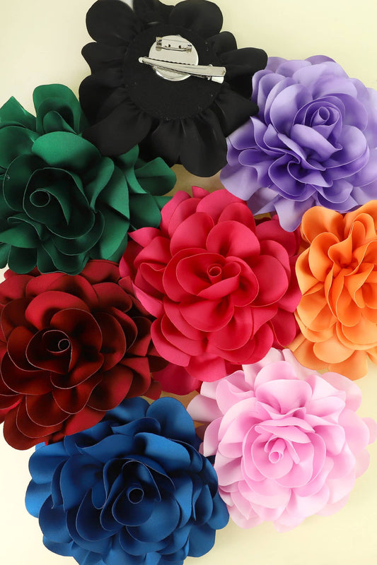Camellia Flower Pin and Hair Clip
