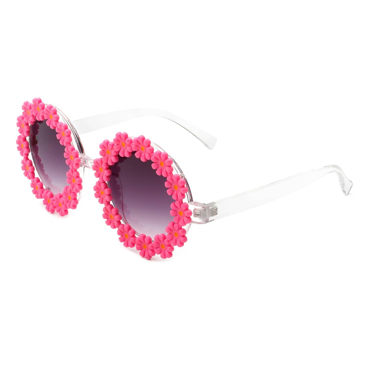 Round Daisy Flower Shape Circle Party Women Sunglasses