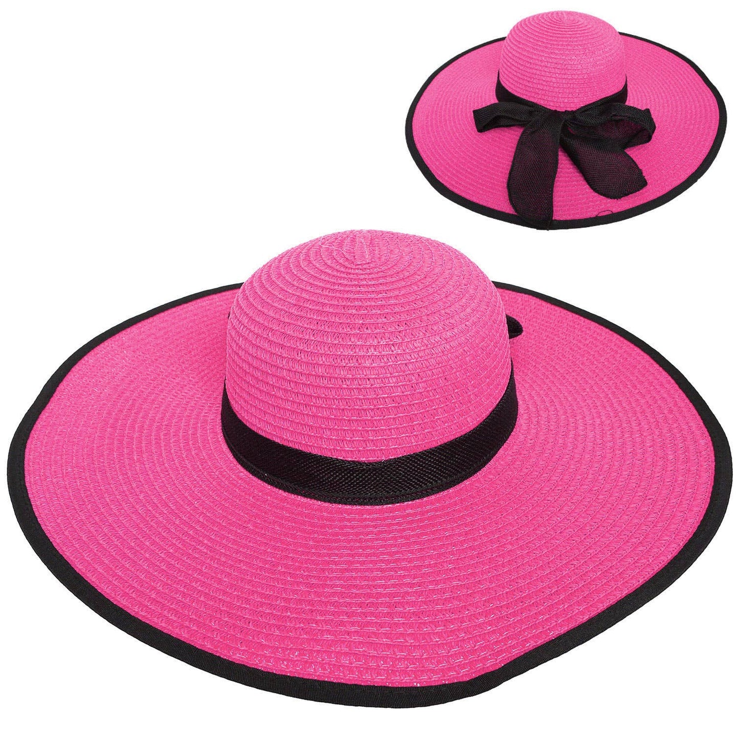Pretty in Pink Glam Sun Hat