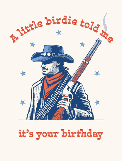 Silent Chirp | Funny Birthday Greeting Card