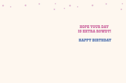 Paws-itively Wild West | Sassy Birthday Greeting Card