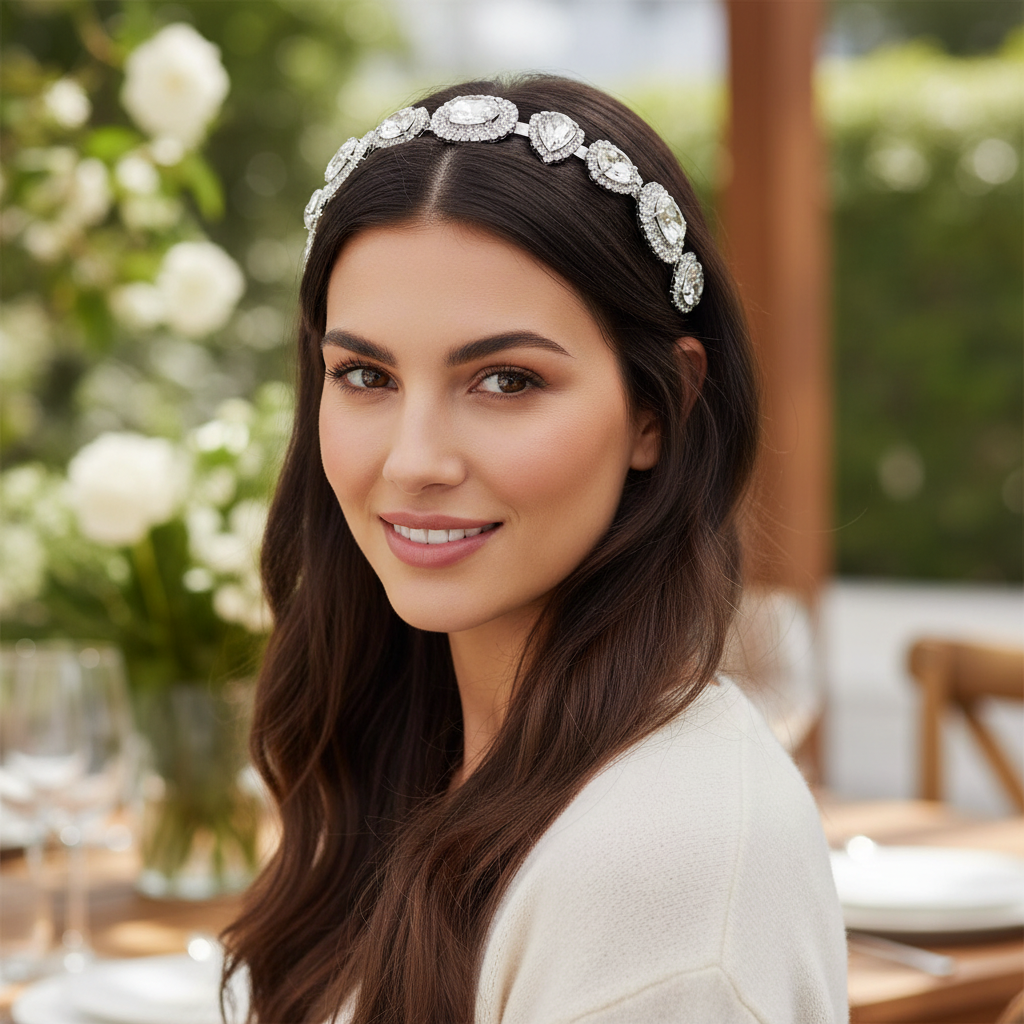 Silver Halo Elegance Headband