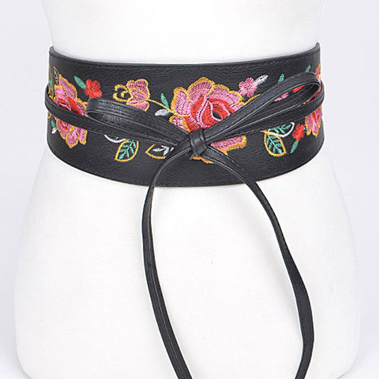 Floral Thick Belt