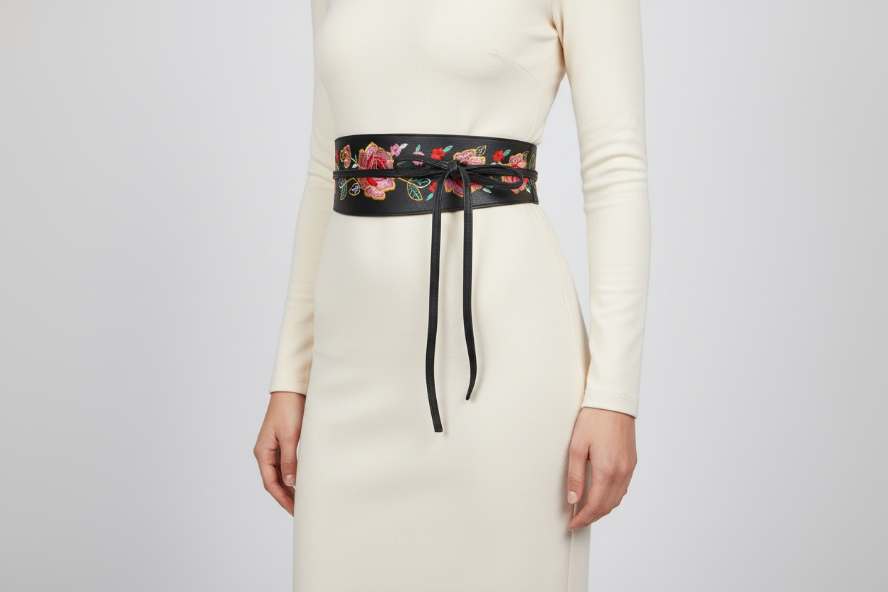 Floral Thick Belt