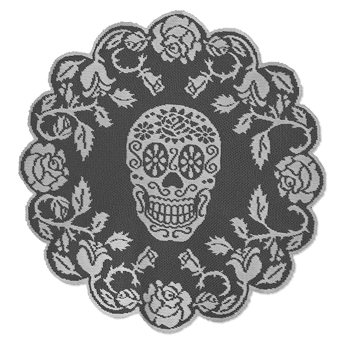 Lace Sugar Skull Doily