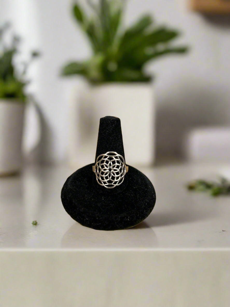 Flower of Life Ring