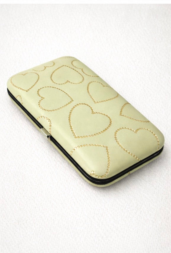 Heart Personal Mani and Pedi Kit care tools