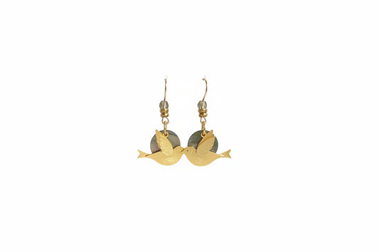 Dainty Doves Earrings