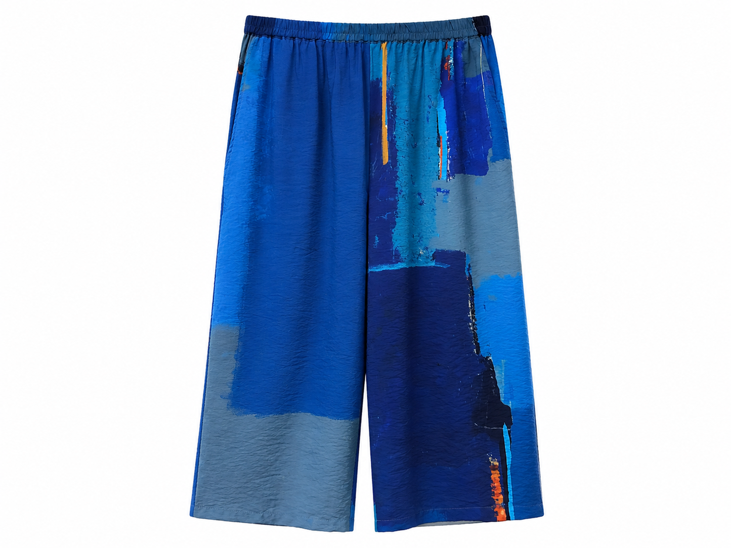 Blue Horizon Wide-Leg Capris