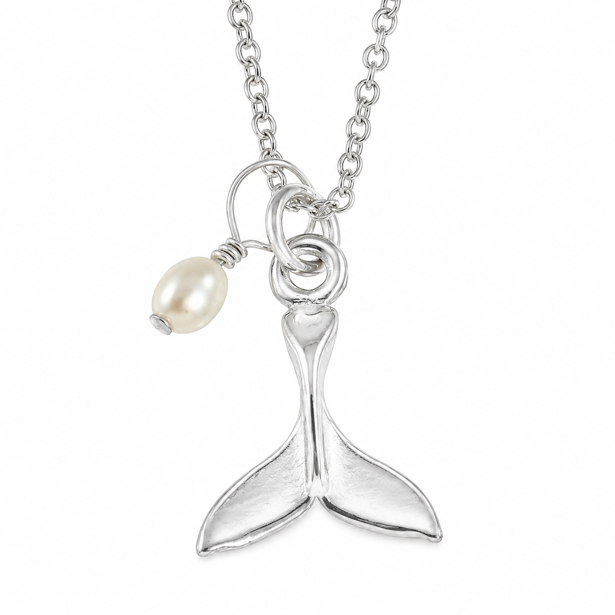 Sunshine & Saltwater Whale Tale Necklace