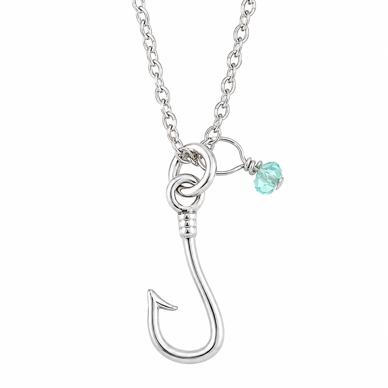 Sunshine & Saltwater Fish Hook Necklace