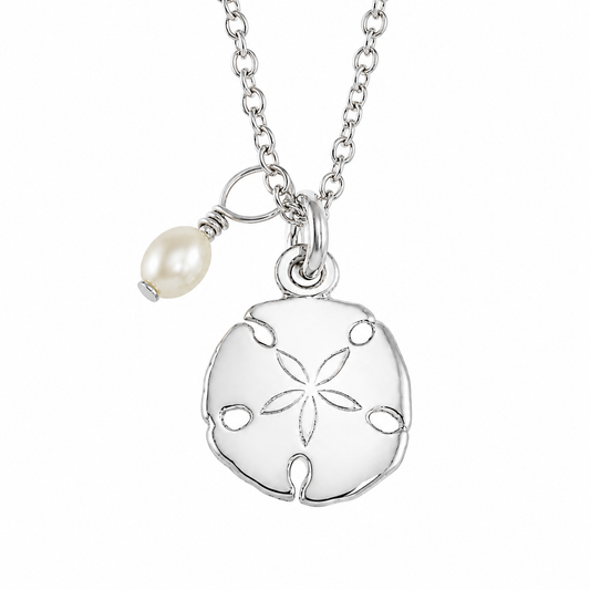 Sunshine & Saltwater Sand Dollar Necklace