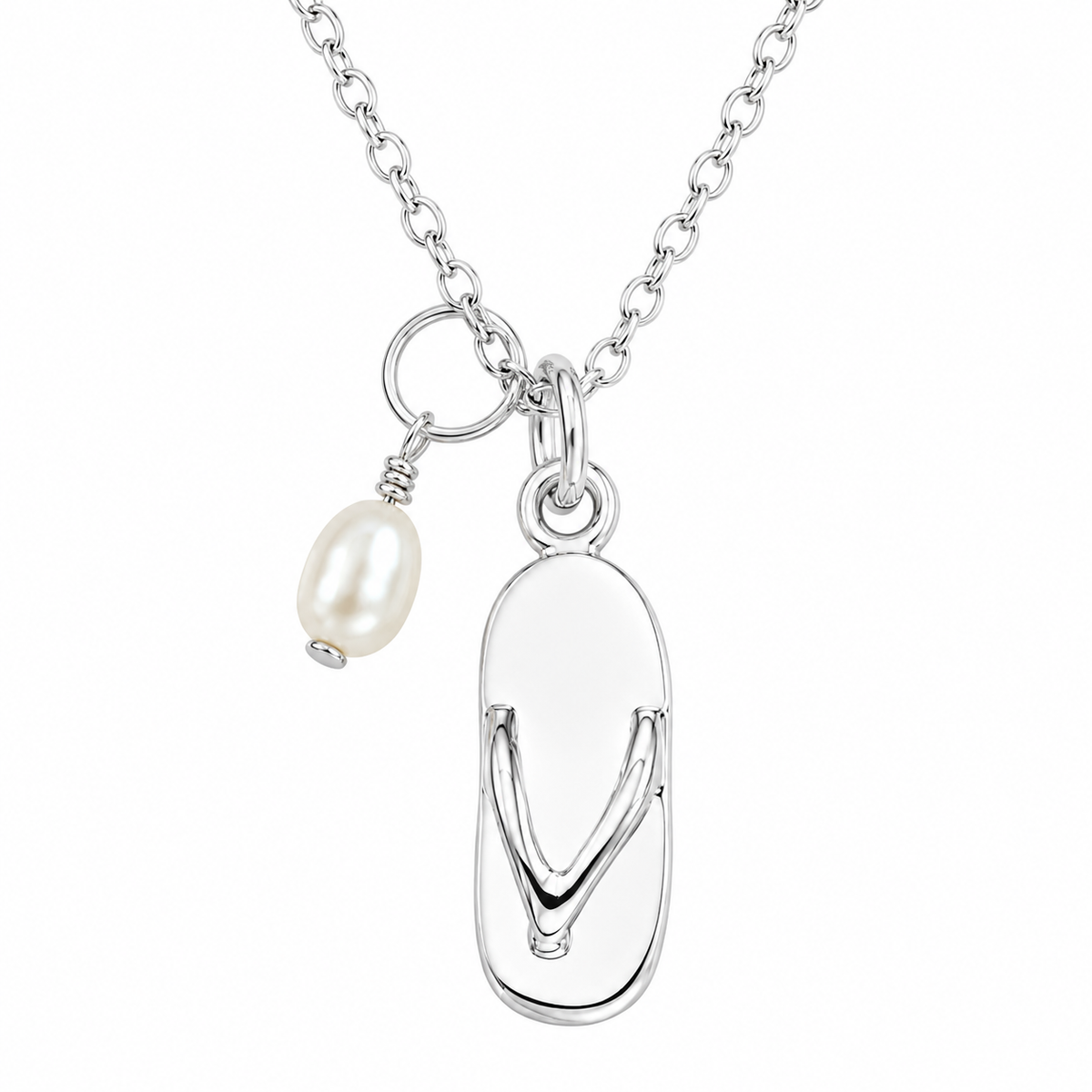 Sunshine & Saltwater Flip Flop Necklace