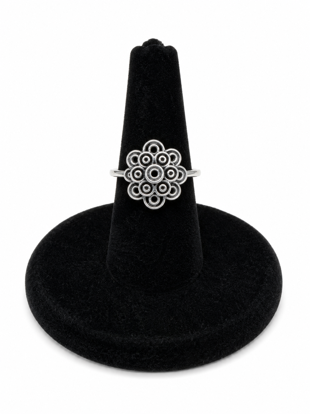 Sterling Silver Flower Ring