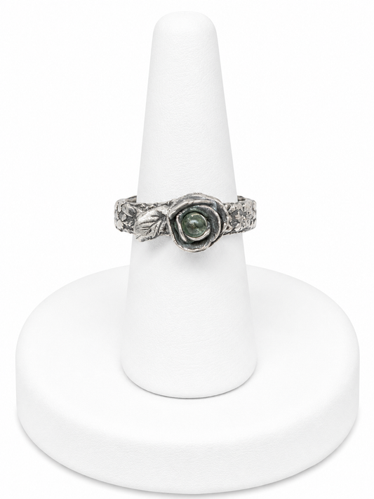 Sterling Silver Rosebud Ring