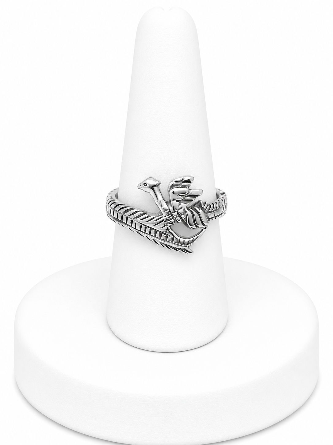 Sterling Silver Phoenix Wrap Ring