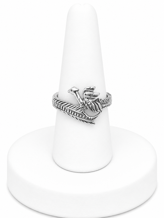 Sterling Silver Phoenix Wrap Ring