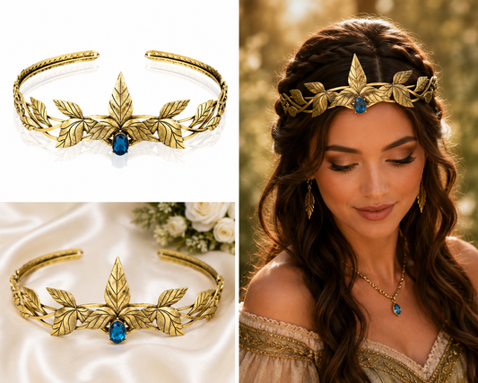 Enchanted Woodland Leaf Crown