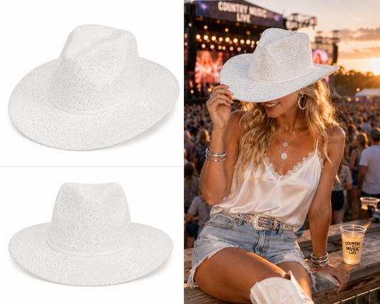 Fashion Western Sequin Embroidered Cowboy Hat