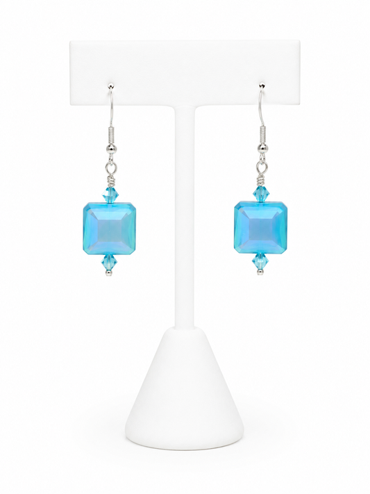 Aqua Glow Earrings
