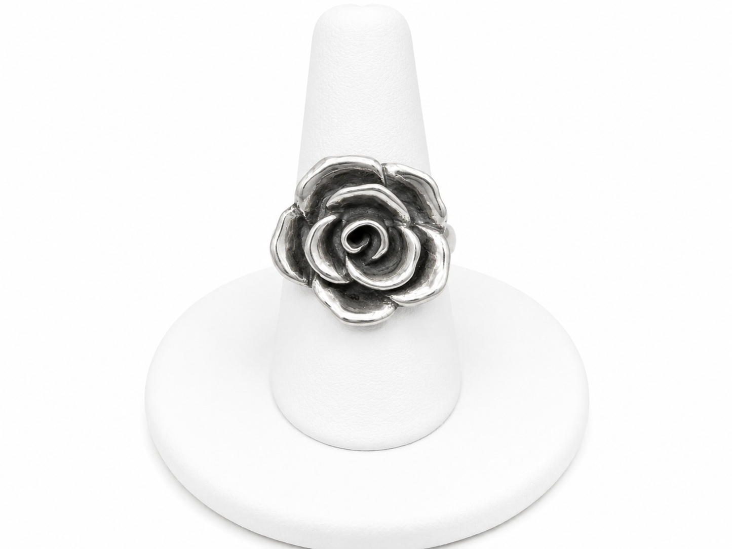 Sterling Silver Rose Ring