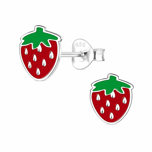 Strawberry Post Earrings