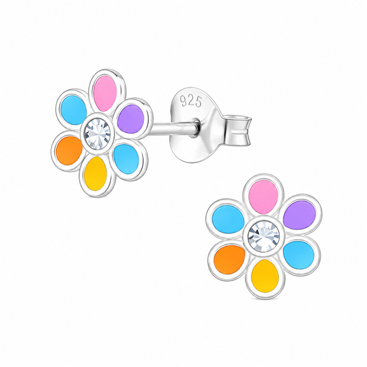 Flower Bud Post Earrings