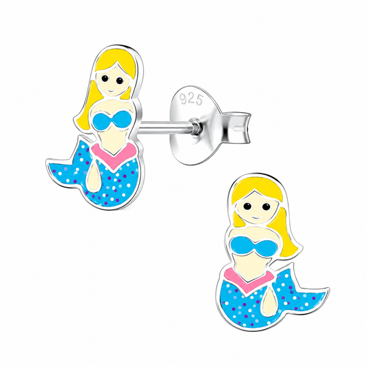 Mermaid Post Earrings