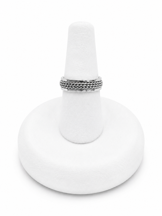 Sterling Silver Braided Band Ring
