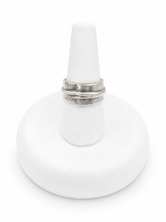 Sterling Silver Layered Wrap Ring