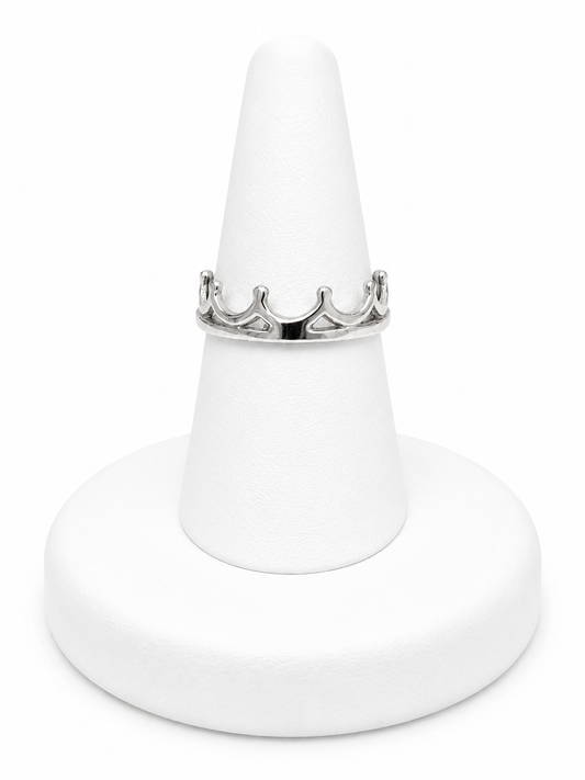 Sterling Silver Crown Ring