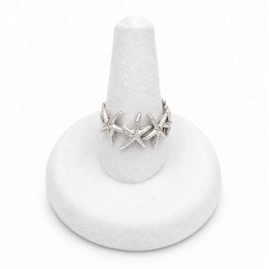 Sterling Silver Starfish Ring