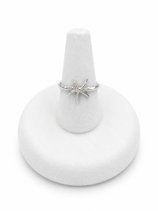 Sterling Silver Starfish Centerpiece Ring