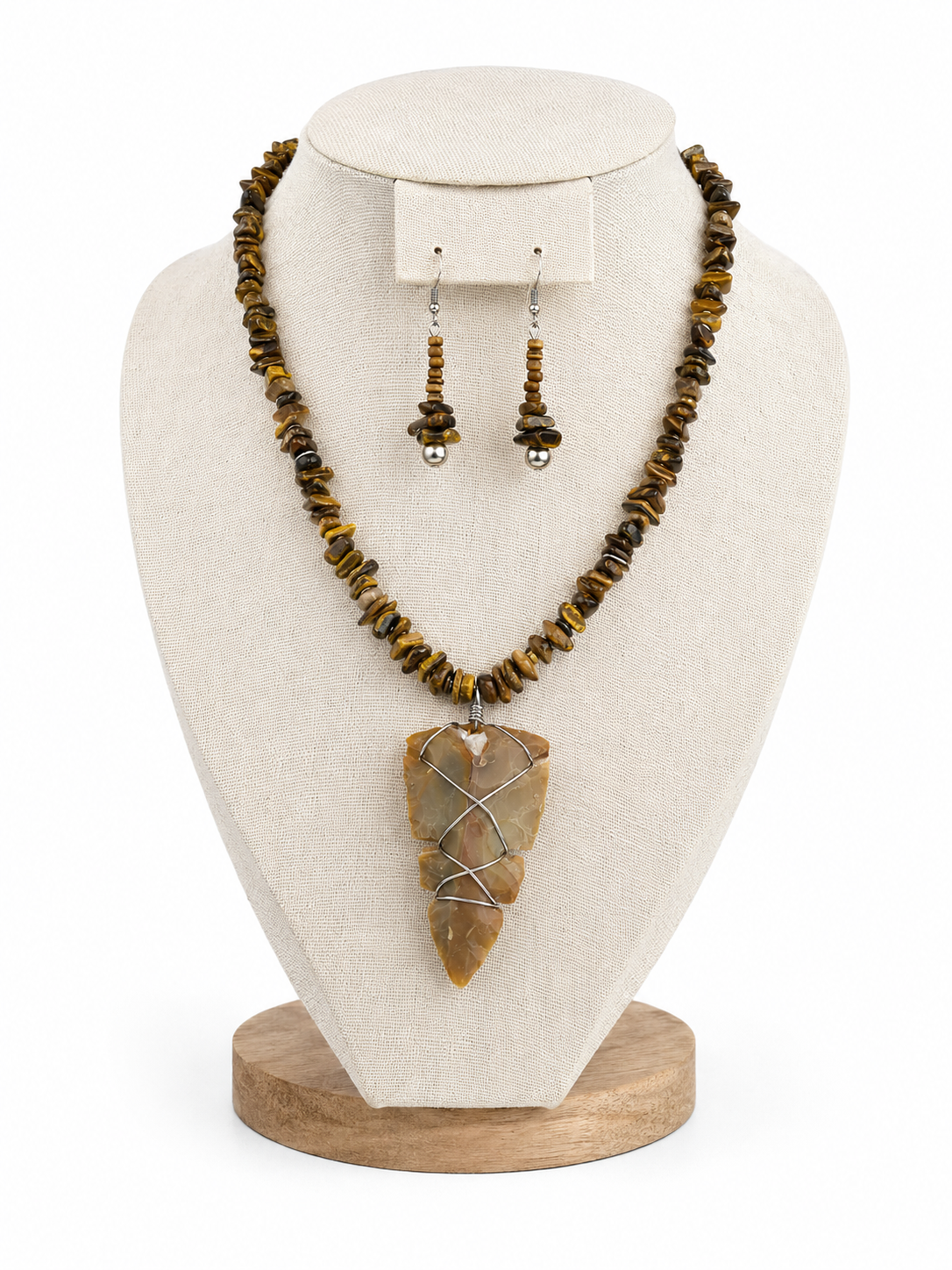 Desert Arrow Necklace & Earring Set