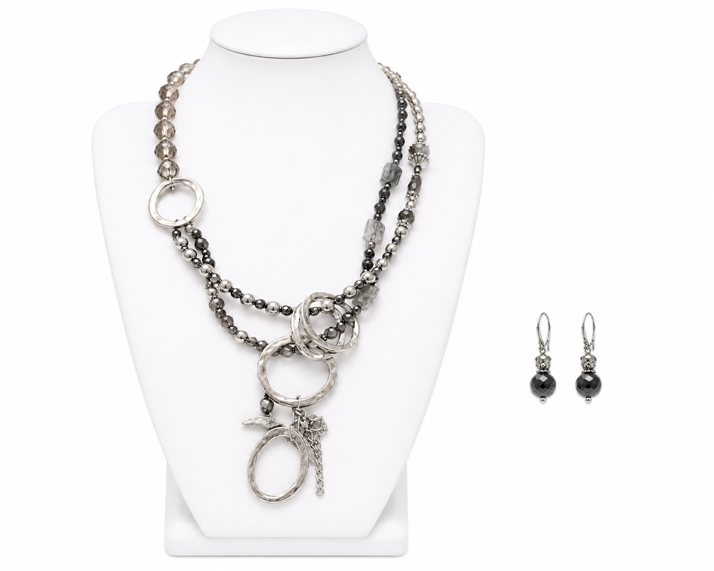 Modern Muse Statement Necklace & Earring Set